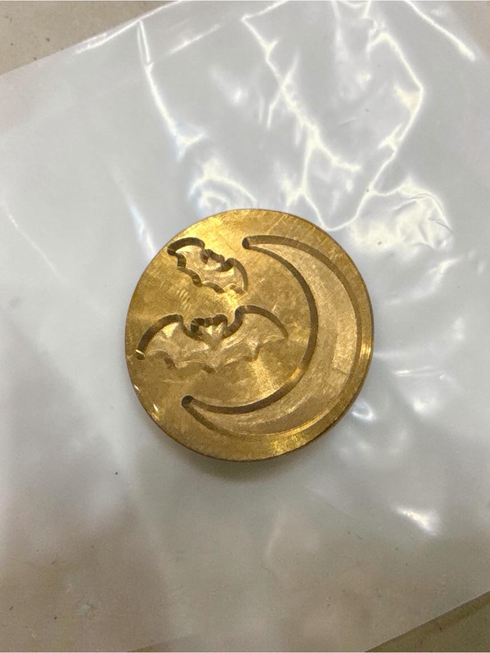 Set of 9 Wax Seal Stamps Brass Heads 3 Wood Handles Wedding Invitations - Picture 6 of 9